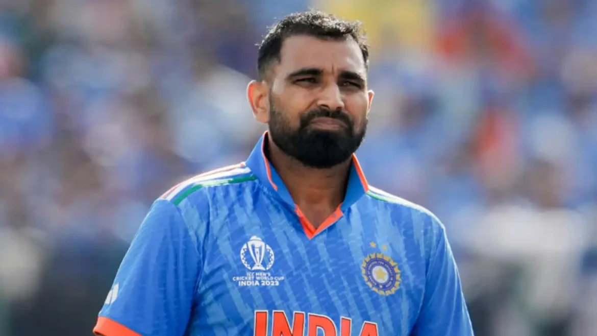 Mohammed Shami bowling in nets