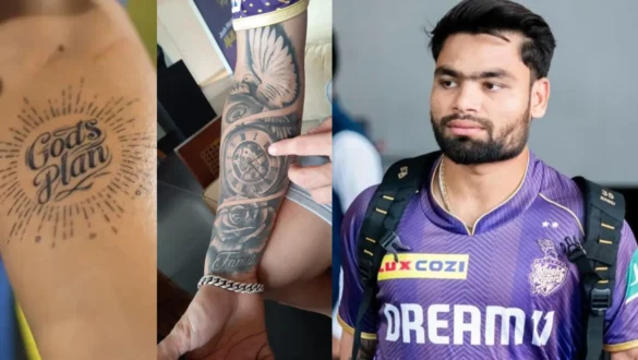 Rinku Singh tattoo story linked to 2:20 clock and KKR IPL pick