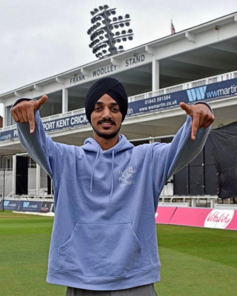 Arshdeep Singh celebrating his Test dream after success in white-ball cricket for India